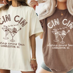 Custom Thats Amore Italian Bachelorette Shirts, Cherry Martini Bachelorette, Personalized Matching Bach Party Tees Tomato Girl Bridal Shirts
