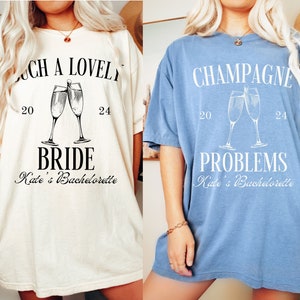 Champagne Problems Custom Bachelorette Shirts, She Found Her Lover Shirts, Lover Bachelorette, Vegas Bachelorette, Charleston Bachelorette