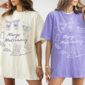 Camisetas para despedida de soltera Margs And Matrimony Fiesta Final, despedida de soltera en México, despedida de soltera en Tulum, despedida de soltera en Cabo, despedida de soltera en Margarita.