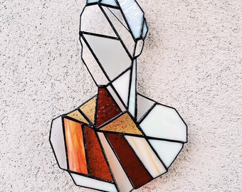 Stained glass window hangings Mothers Day gift Suncatcher gift Custom stained glass suncatcher