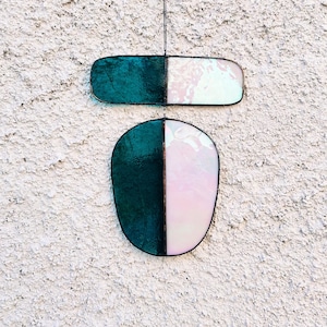 Stained glass window hangings Mothers Day gift Suncatcher gift Custom stained glass suncatcher