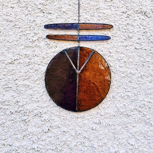 Stained glass window hangings Mothers Day gift Suncatcher gift Custom stained glass suncatcher