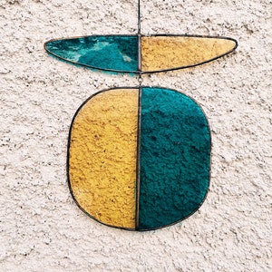 Stained glass window hangings Mothers Day gift Suncatcher gift Custom stained glass suncatcher
