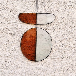 Stained glass window hangings Mothers Day gift Suncatcher gift Custom stained glass suncatcher