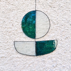 Stained glass window hangings Mothers Day gift Suncatcher gift Custom stained glass suncatcher