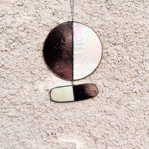 Stained glass window hangings Mothers Day gift Suncatcher gift Custom stained glass suncatcher