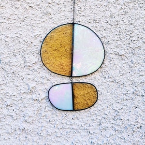 Stained glass window hangings Mothers Day gift Suncatcher gift Custom stained glass suncatcher