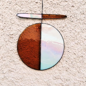 Stained glass window hangings Mothers Day gift Suncatcher gift Custom stained glass suncatcher