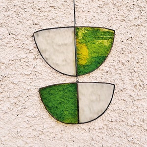 Stained glass window hangings Mothers Day gift Suncatcher gift Custom stained glass suncatcher