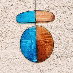 Stained glass window hangings Mothers Day gift Suncatcher gift Custom stained glass suncatcher