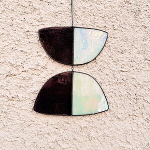 Stained glass window hangings Mothers Day gift Suncatcher gift Custom stained glass suncatcher