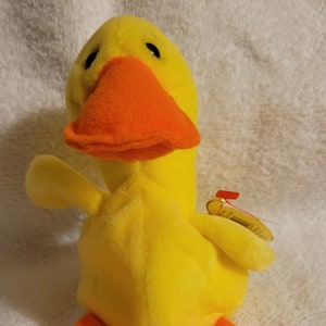 RARE QUACKERS Beanie Baby w/multiple errors