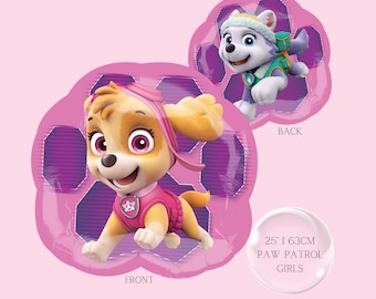 Paw Patrol Skye Balloons: Licensed Girl Birthday Party Decor