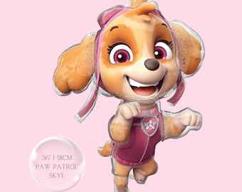 Paw Patrol Skye Balloon: Licensed Anagram Foil Mylar Party Decor