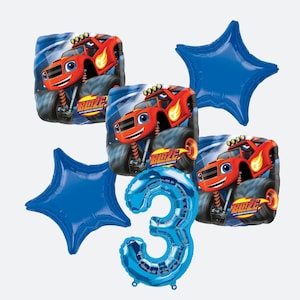Blaze Balloons - Anagram Licensed | Monster truck Balloon | BLAZE and the Monster Machine birthday | Blaze birthday | Monster Truck Birthday