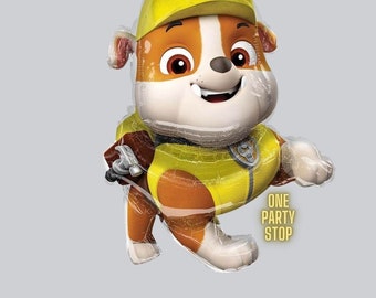 36" Rubble Paw Patrol Balloon: Anagram Licensed Foil Mylar