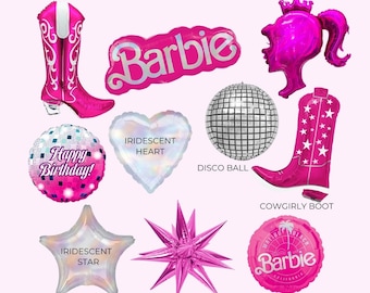 Barbie Balloon Bouquet: Licensed Anagram, Malibu Beach Party Decor