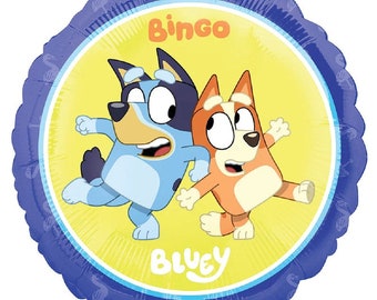 Bluey Birthday Party Balloon: 18" Anagram Licensed Bluey and Bingo