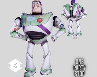 Jumbo 62" Buzz Lightyear Balloon: Toy Story Party Decor