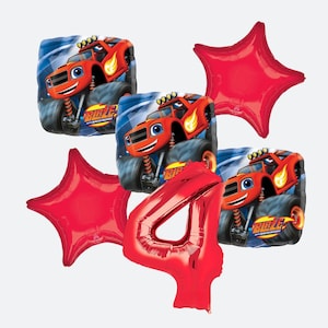 Blaze Balloons - Anagram Licensed | Monster truck Balloon | BLAZE and the monster Machine birthday | Blaze birthday | Blaze party decoration