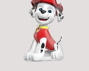 Paw Patrol Marshall Balloon: 33" Foil Mylar Party Decoration