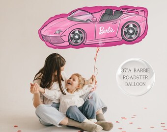 Barbie Roadster Balloon: 37" Anagram Licensed Foil Mylar