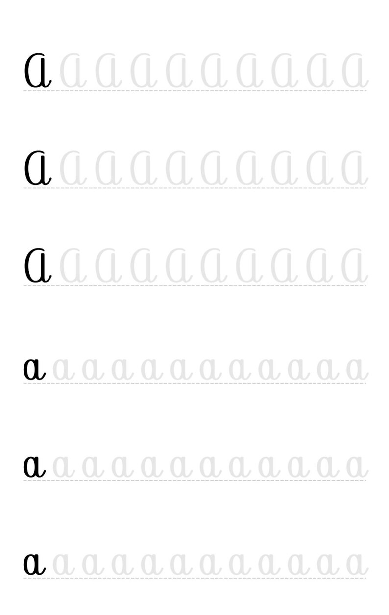 Printable Handwriting Cursive | 61 Worksheets | Alphabet Letters for ...