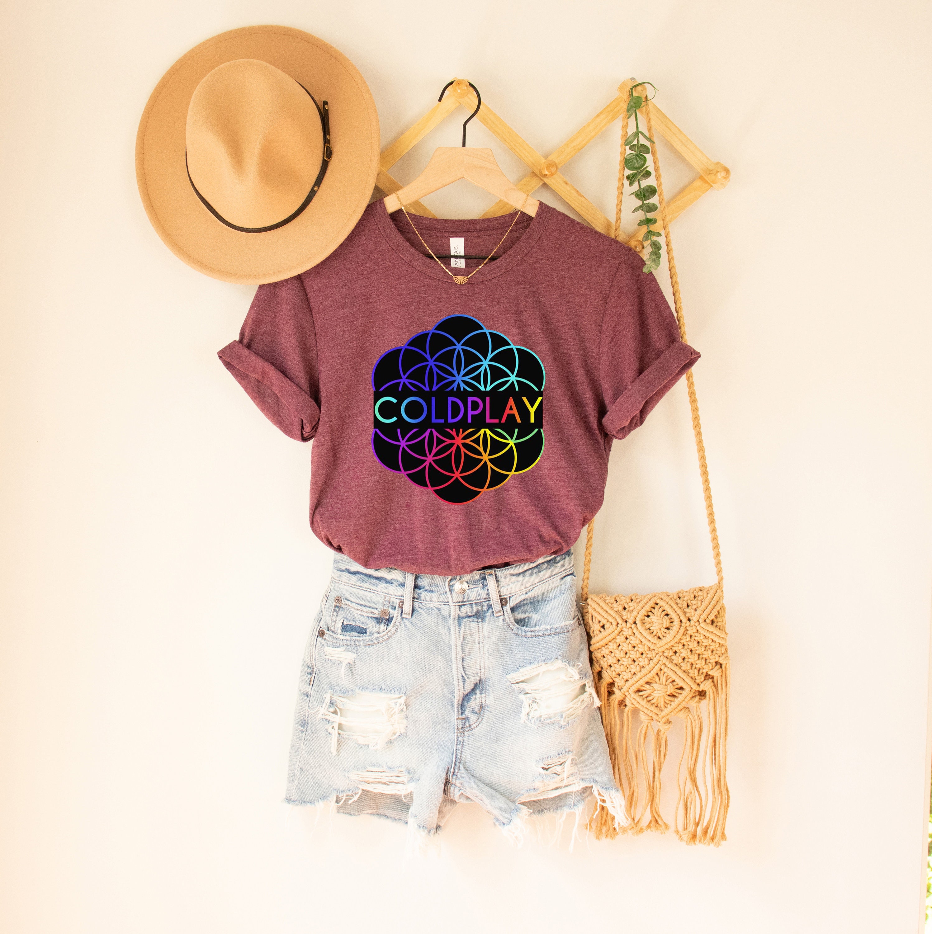 Discover Camiseta Coldplay Music Of The Spheres Tour 2023 Coldplay Concieto para Hombre Mujer