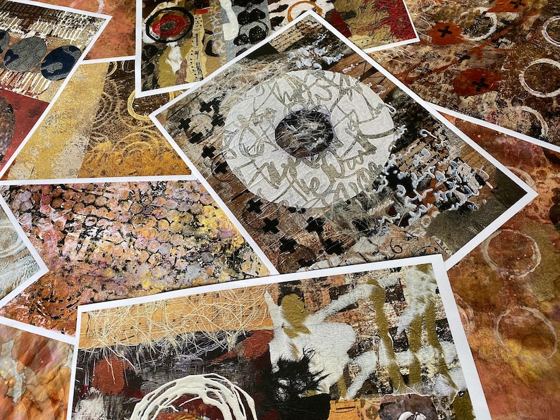 Curated visual reference: Visual Reference: Patterns Textures 1 Digital Collage Paper Instant Download
