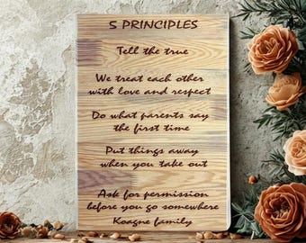 Personalized Handwritten Letter on Wood – Custom Engraved Wedding Vows Plaque, Anniversary Gift for Him & Her, Memorial Message Sign