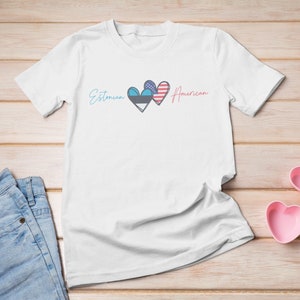 Estonian American Shirt | Estonia Women's Shirt | Cute Estonia Shirt | Estonian Roots Shirt | Estonia Gift | Back to School Shirt