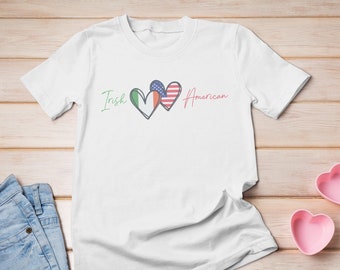 アイルランド系アメリカ人シャツ | アイルランド女性用シャツ | ダブリンシャツ | かわいいアイルランドシャツ | アイルランドのルーツシャツ | アイルランドギフト | 新学期シャツ