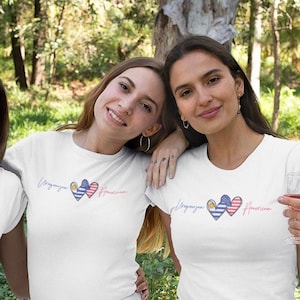 Uruguayan American Shirt | Uruguay Women&#39;s Shirt | Cute Uruguay Shirt | Uruguayan Roots Shirt | Uruguay Gift | Back to School Shirt