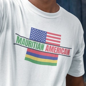 Mauritian American Shirt | Mauritius Shirt | Kids Mauritius American Shirt | Mauritian Roots Shirt | Mauritius Gift | Back to School Shirt