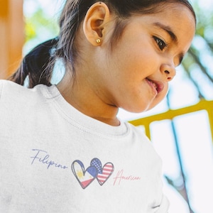Filipino American Shirt | Philippines Women&#39;s Shirt | Cute Philippines Shirt | Filipino Roots Shirt | Philippines Gift | Back to School