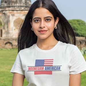 Indonesian American Shirt | Indonesia Shirt | Kids Indonesia American Shirt | Indonesian Roots Shirt | Indonesia Gift | Back to School Shirt