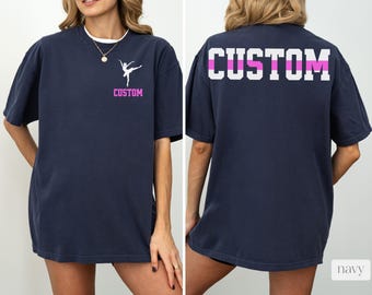 Custom Dance Mom Comfort Colors Shirt, Personalized Dancer Name Shirt, Gift for Dance Mom, Dancing Crewneck Dance Competition Christmas Gift