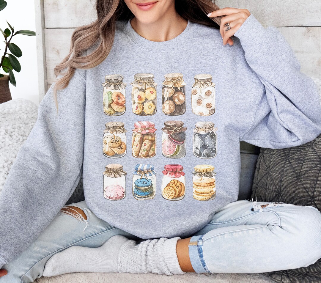 Cookie Jar Sweatshirt, Vintage Style Hoodie, Nostalgic Cookies Tee