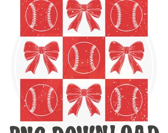 Retro Checkered Baseball Season PNG, Coquette Softball Game Day png, Tee Ball PNG, Youth Select Baseball Coquette Png, Baseball Mama Mom Png