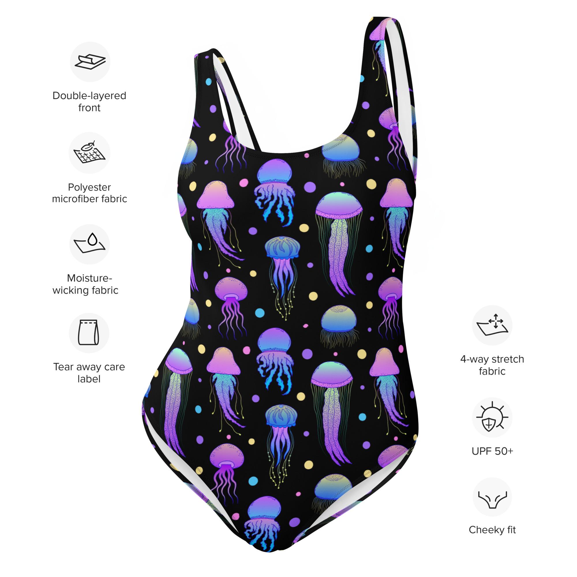 Jellyfish One-piece Swimsuit - Etsy