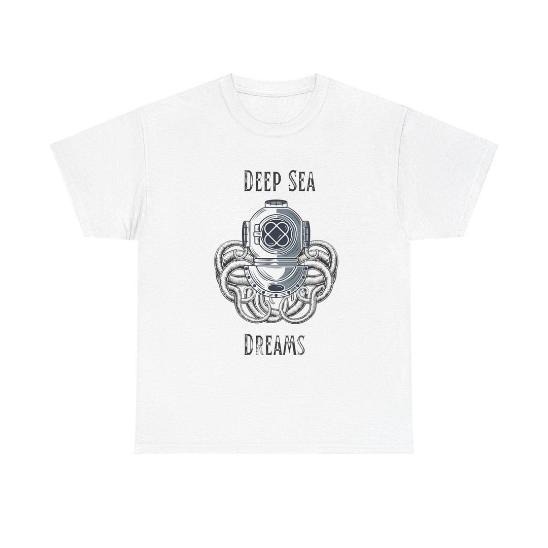 Deep Sea Diver Helmet Unisex Heavy Cotton Tee Shirt "deep Sea Dreams ...