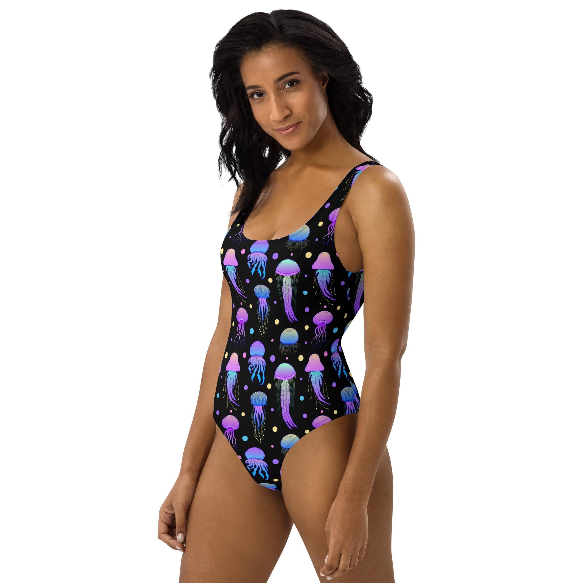 Jellyfish One-piece Swimsuit - Etsy