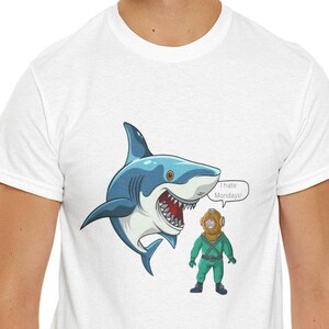 Funny Deep Sea Diver, Unisex Heavy Cotton Tee, 3 colors, Mark V diver, SCUBA, diver, gift for diver, commercial diver gift