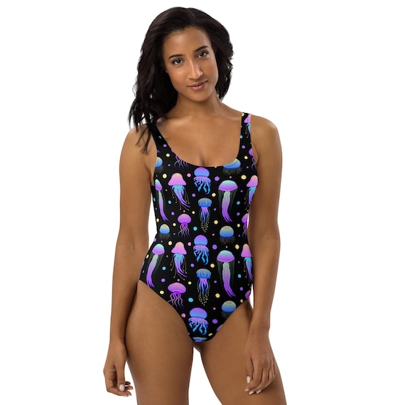 Jellyfish One-piece Swimsuit - Etsy