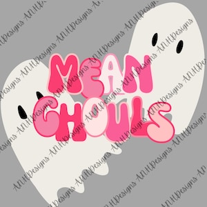Cyfrowy projekt „Złe ghule” | projekt sublimacji | pobierz png | Projekt na Halloween
