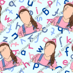 Ms. Rachel seamless file | digital design | ms Rachel sublimation | png file