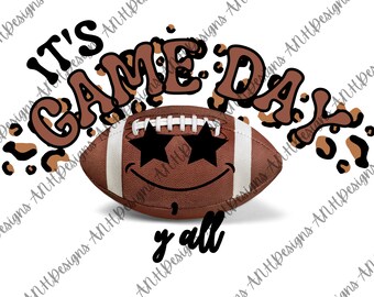 It's game day y'all digital design | sublimation | digital design | digital download | png
