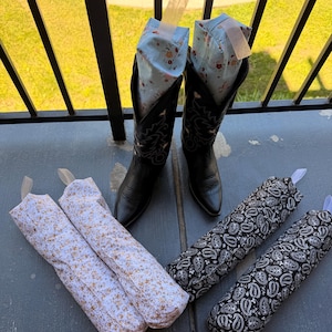 Cotton Boot Tree Inserts, Soft Shapers, Tall Protection
