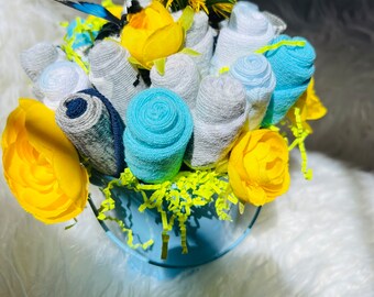 Baby shower gift baby socks bouquet baby gift