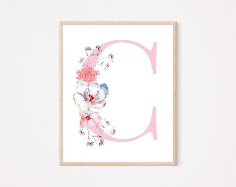 Nursery Decor Girl, Nursery Letters Pink, Nursery Art, Baby Girl
